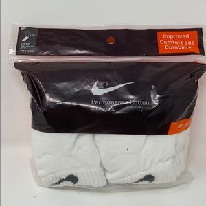 NIKE Men’s White Low-Cut Sock 6pair